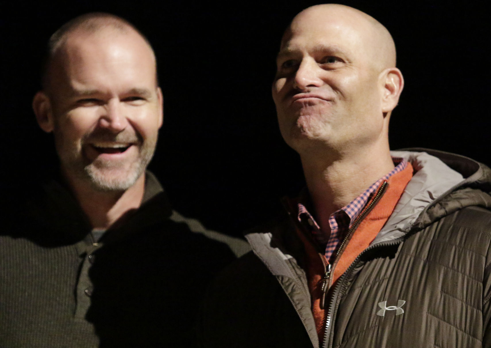 Tim Hudson and David Ross